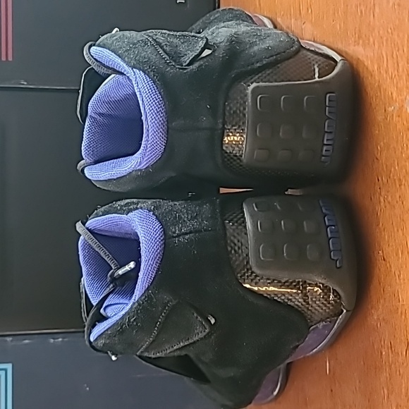 Air Jordan 18 Retro Black Sport Royal 2018 Mens Sneakers AA2494-007 Size 14 - Picture 6 of 16